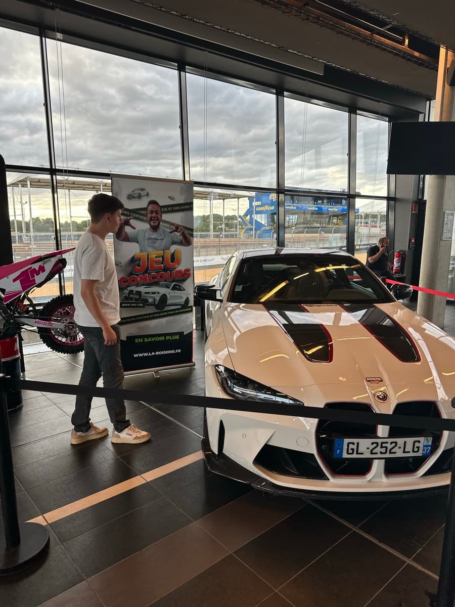Cars arriving by transporter