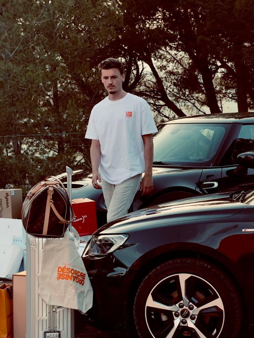 A winner with his car