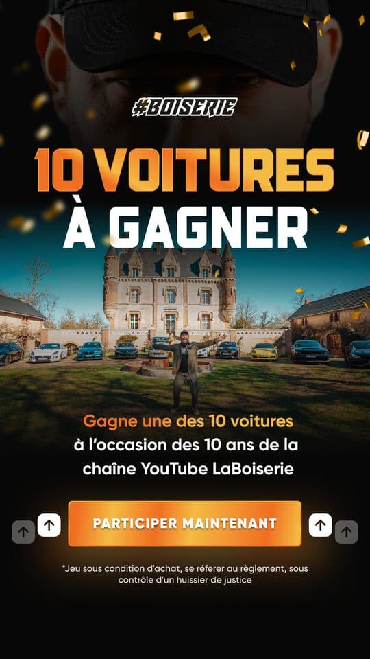 Ten cars contest poster
