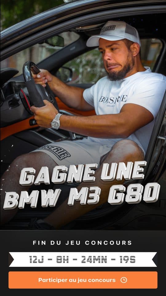BMW M3 G80 contest poster